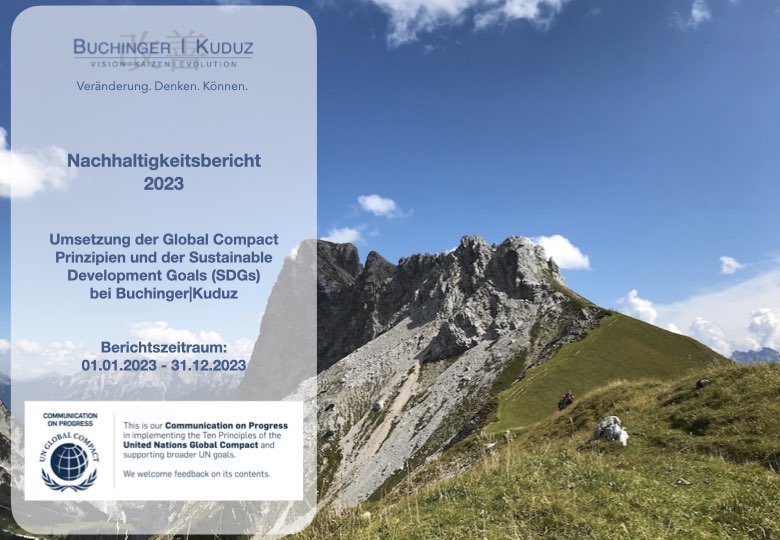Buchinger|Kuduz Nachhaltigkeitsbericht UNGC Communication on Progress 2023